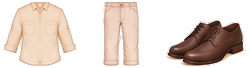 Referências de traje masculino: camisa, calça e sapato social